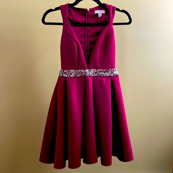 ASOS Maroon Coctail Dress - Picture 1 of 4